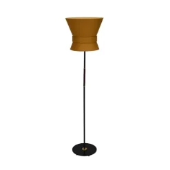 Golvlampa Bow Svart - Large Yellow Ochre