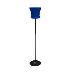 Golvlampa Bow Svart - Small Midnight Blue
