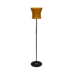 Golvlampa Bow Svart - Small Yellow Ochre