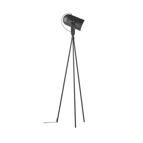 Golvlampa CARRONADE II Svart/Svart