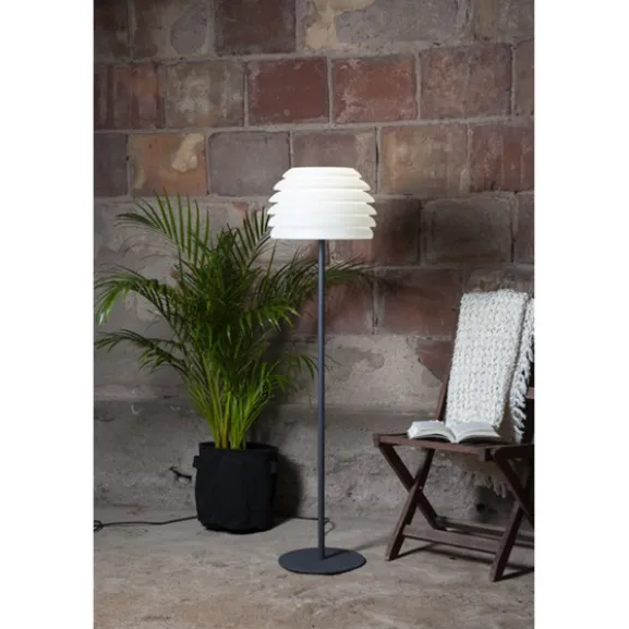 Golvlampa Rhodos, Vit