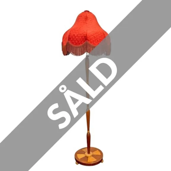 Golvlampa Ruby, röd