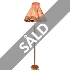 Golvlampa Trä, 163 cm