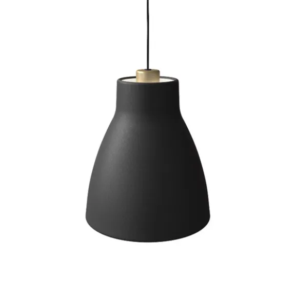 Gong pendel D250 svart struktur/gold