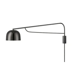 Grant vägglampa, svart 111cm