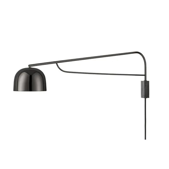 Grant vägglampa, svart 111cm
