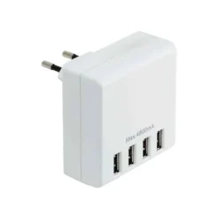Grenpropp USB 4-vägs, vit
