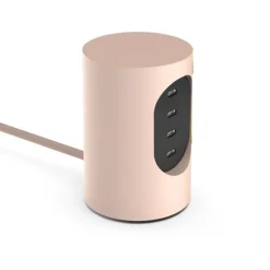 Grenuttag USB-C Cylindrical UX1 Pale Pink