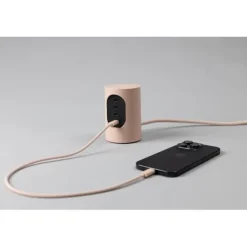 Grenuttag USB-C Cylindrical UX1 Pale Pink