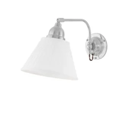 Gripenberg vägglampa nickel/brun