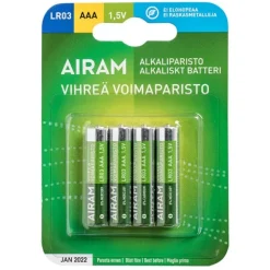Gröna Power Batterier AAA, 4-pack
