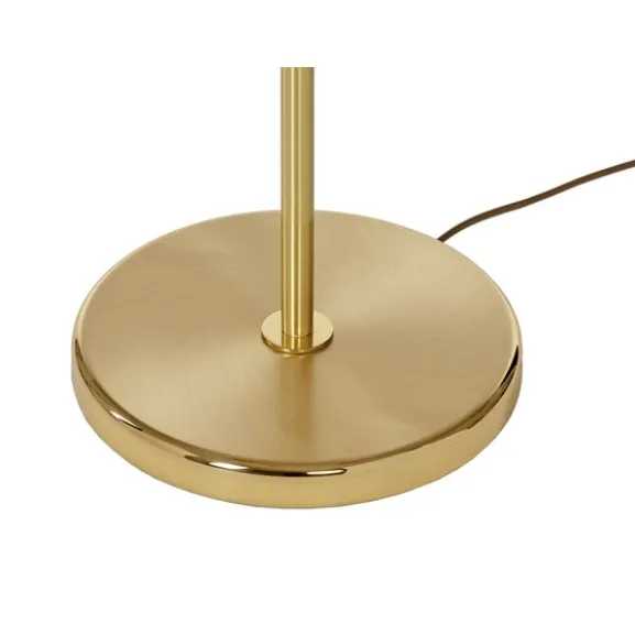 Haga golvlampa trearmad, mässing 140cm