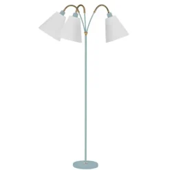 Haga golvlampa trearmad, turkos 140cm