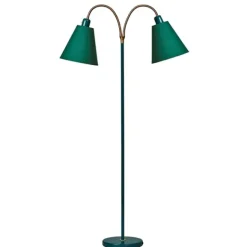 Haga golvlampa tvåarmad, grön 140cm