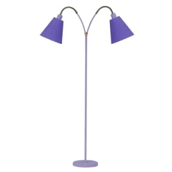 Haga golvlampa tvåarmad, lavendel 140cm