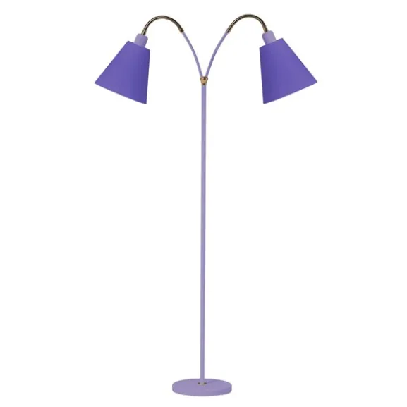Haga golvlampa tvåarmad, lavendel 140cm