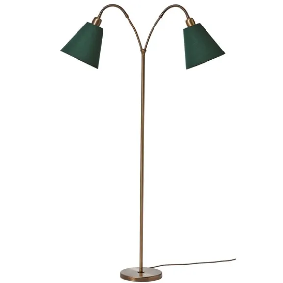 Haga golvlampa tvåarmad, oxid 140cm