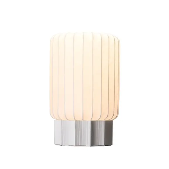 Half Meter golvlampa Cocoon, aluminium