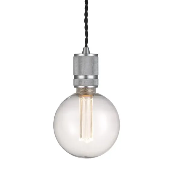 Halo E27 pendel, silver