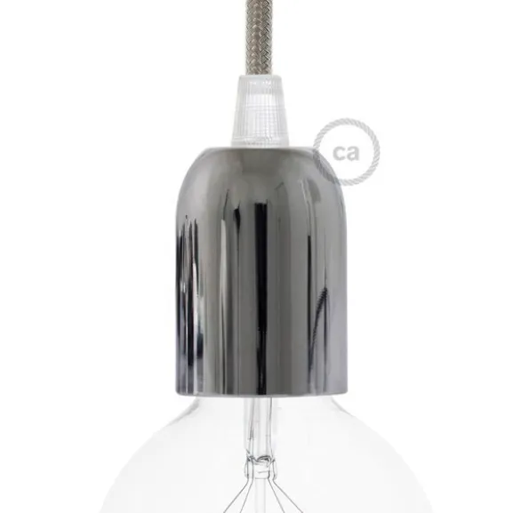 Halvsfärisk lamphållare E27