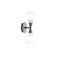 Harlekin vägglampa Duo Grafit E14