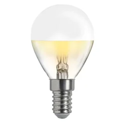 HIDDEN LIGHT toppförspeglad klot vit E14 4W 2700K dimbar