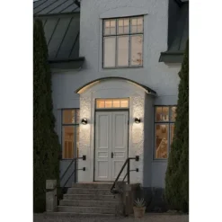 Hild vägglykta 2x5W LED, dimbar svart