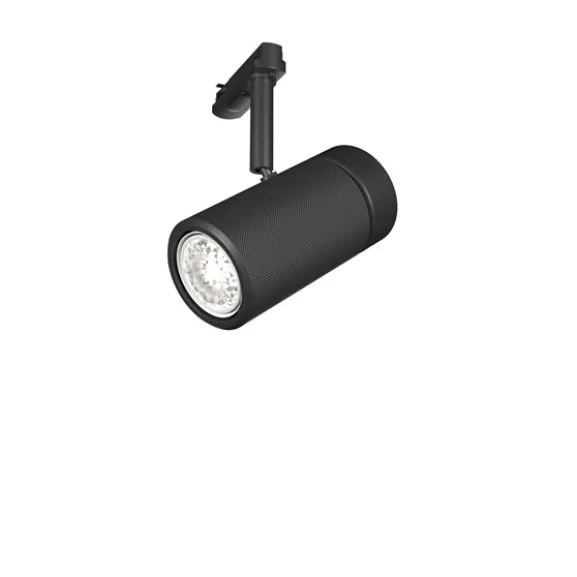 Holder spotlight Global 1-fas svart GU10