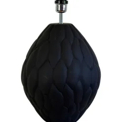 Honeycomb Lampfot Black matted 28cm