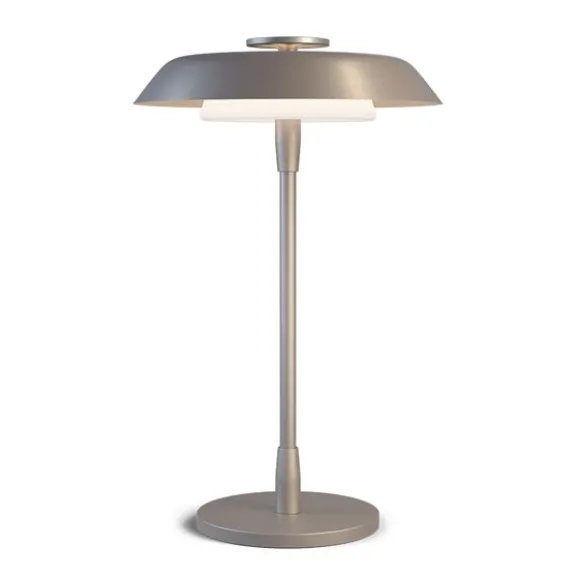 Horisont bordslampa metallic champange 30cm