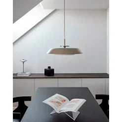 Horisont bordslampa, metallic champange 20cm