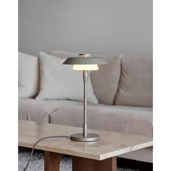Horisont bordslampa, metallic champange 20cm