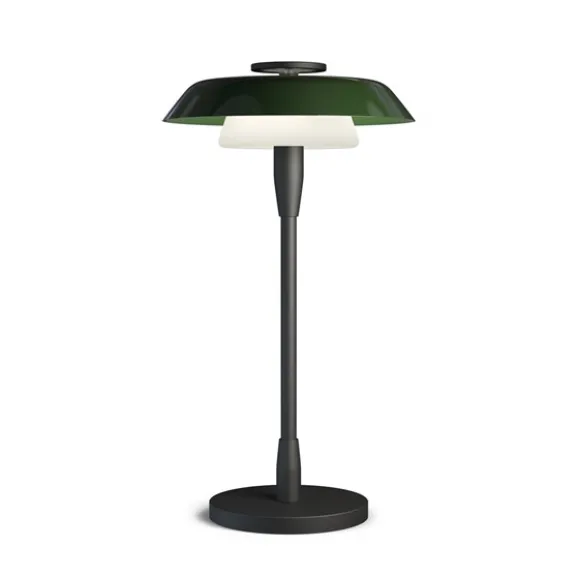 Horisont bordslampa, skogsgrön 20cm