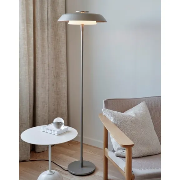 Horisont golvlampa, metallic champange 140,6cm