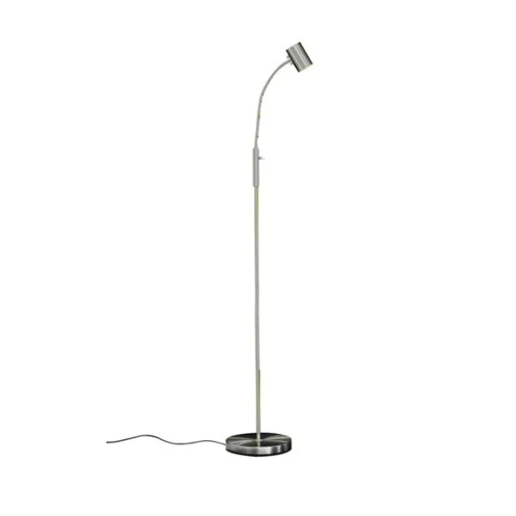 HUGIN golvlampa, stål GU10