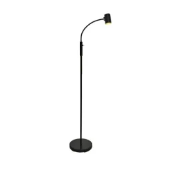 HUGIN golvlampa, svart GU10