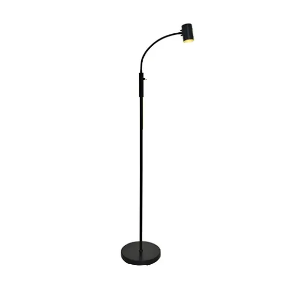 HUGIN golvlampa, svart GU10