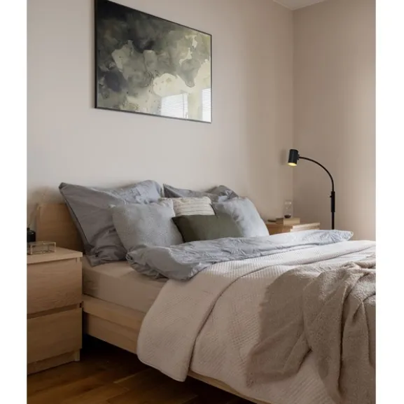 HUGIN golvlampa, svart GU10