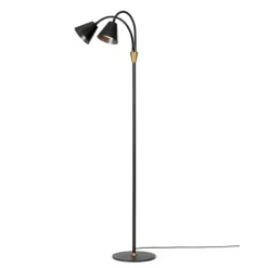 Hygge golvlampa 2-arm, Graphit svart