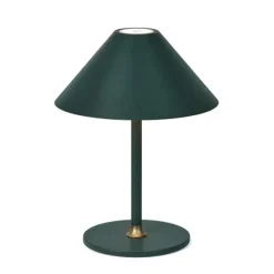 Hygge portabel bordslampa Mörkgrön Ø19