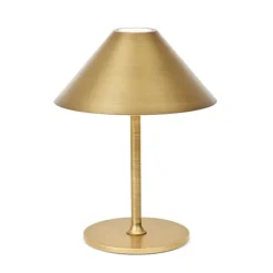 Hygge portabel bordslampa Mässing Ø19