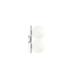 IC Lights C/W1 dubbel plafond, krom 42cm