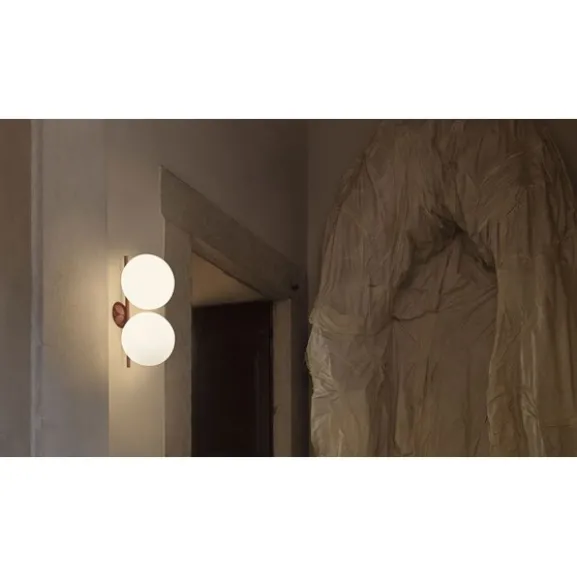 IC Lights C/W1 dubbel plafond, svart 42cm