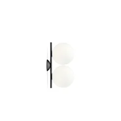 IC Lights C/W1 dubbel plafond, svart 42cm