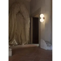 IC Lights C/W1 dubbel plafond, svart 42cm