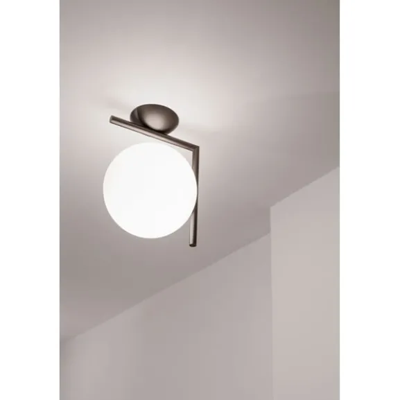 IC Lights C/W1 plafond, mattsvart 30cm