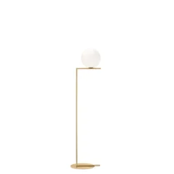 IC Lights F2 golvlampa, mässing 185cm