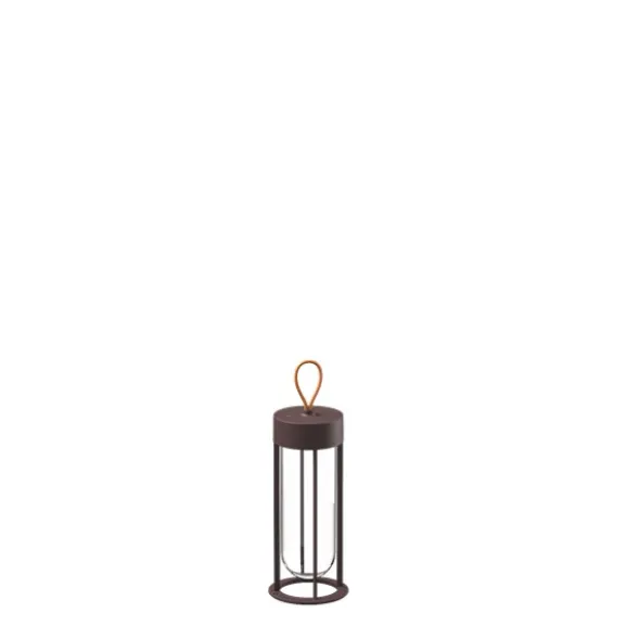 In Vitro unplugged uppladdningsbar bordslampa, Deep brown