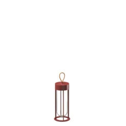 In Vitro unplugged uppladdningsbar bordslampa, Terracotta