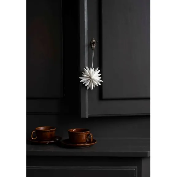Julgransdekoration Flower, vit